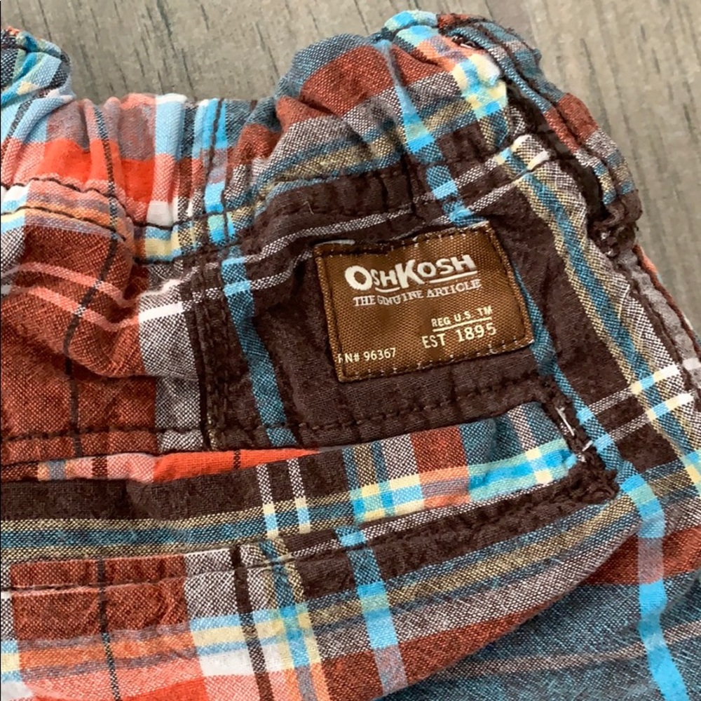 OshKosh B’gosh plaid shorts - Picture 5 of 5